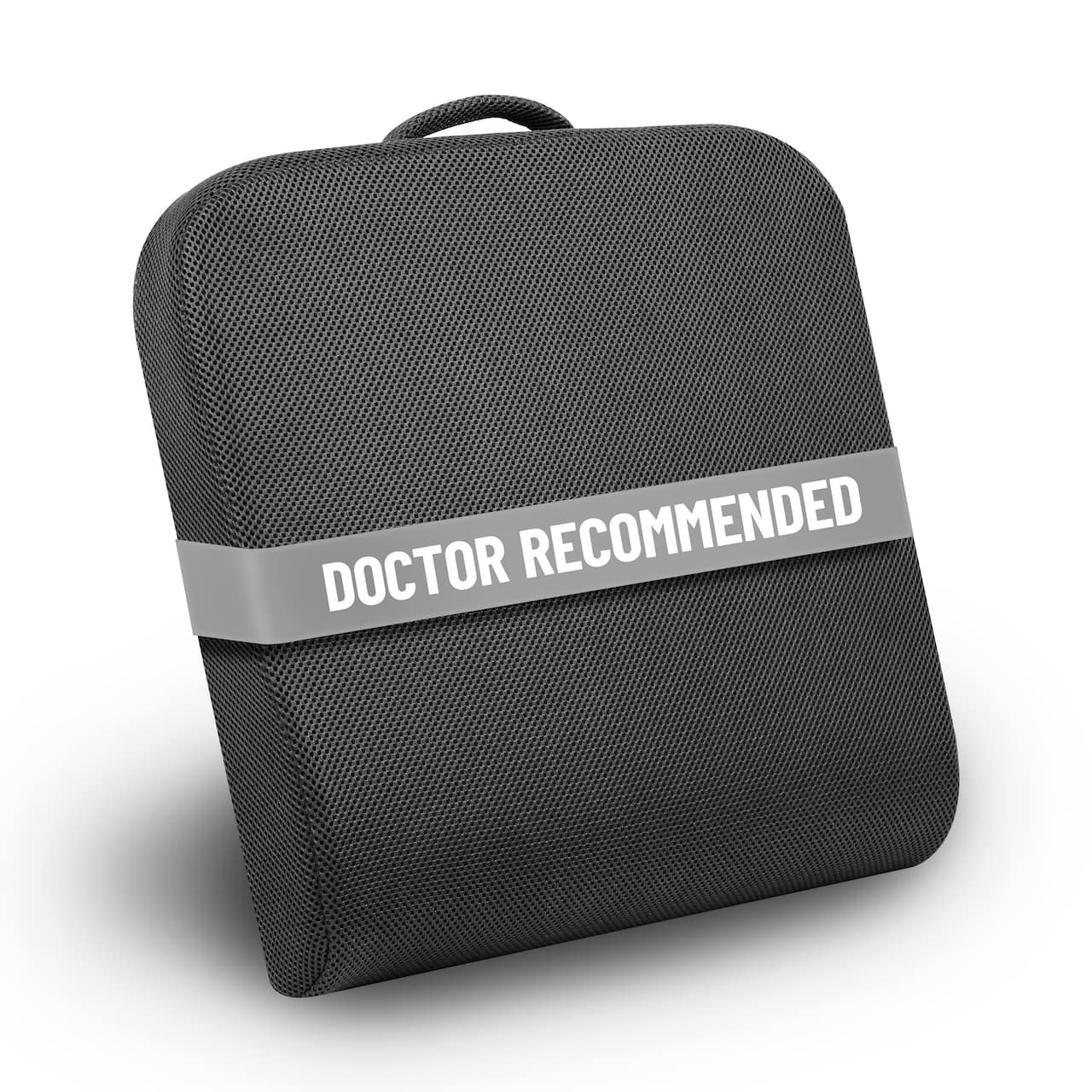 Mind Reader Air-Cloud Seat Cushion, Ergonomic Support for Posture, Pressure Relief, and Pain Reduction, Portable with Washable Cover, Memory Foam, Gray